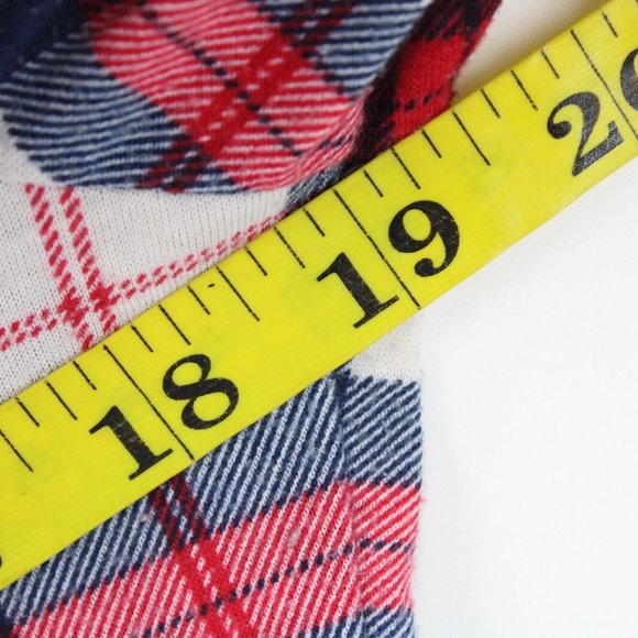 Eden & Olivia Flannel Shirt Womens Plaid Button Down Long Sleeve Lightweight M - Picture 8 of 9